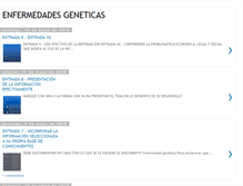 Tablet Screenshot of geneticatrastornos.blogspot.com