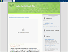 Tablet Screenshot of malaysiaclickbank.blogspot.com