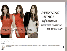 Tablet Screenshot of bastyan-designer-clothing.blogspot.com