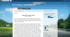 Desktop Screenshot of differentdimensions4all.blogspot.com