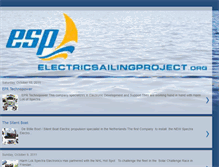 Tablet Screenshot of electricsailingproject.blogspot.com