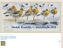 Tablet Screenshot of imedessetti-wildlifeart.blogspot.com