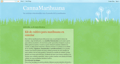 Desktop Screenshot of cannamarihuana.blogspot.com