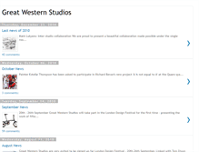 Tablet Screenshot of greatwesternstudios.blogspot.com