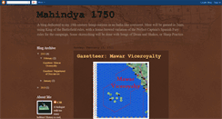 Desktop Screenshot of mahindya1750.blogspot.com