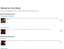 Tablet Screenshot of illawarralivemusic.blogspot.com