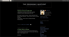 Desktop Screenshot of ergoquotient.blogspot.com