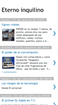 Mobile Screenshot of eternoinquilino.blogspot.com