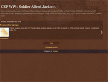 Tablet Screenshot of cefww1soldierajackson.blogspot.com