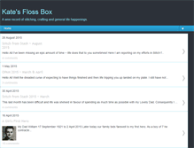 Tablet Screenshot of katesflossbox.blogspot.com