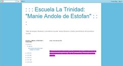 Desktop Screenshot of escuelaperiodistatrinidad.blogspot.com