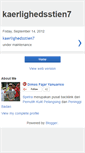 Mobile Screenshot of kaerlighedsstien7.blogspot.com