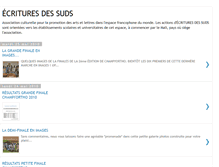 Tablet Screenshot of ecrituresdessuds.blogspot.com