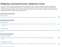 Tablet Screenshot of poliglotaslatinoamericanos.blogspot.com