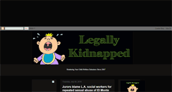 Desktop Screenshot of legallykidnapped.blogspot.com