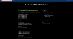 Desktop Screenshot of mediagamerindonesia.blogspot.com