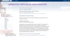 Desktop Screenshot of ambientesvirtuaisdeaprendizagemposlin.blogspot.com