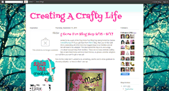 Desktop Screenshot of creatingacraftylife.blogspot.com