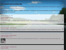 Tablet Screenshot of donttellmehowitends.blogspot.com