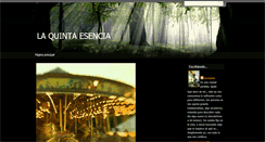 Desktop Screenshot of laquintaessencia.blogspot.com