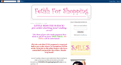 Desktop Screenshot of fetishforshopping.blogspot.com