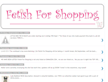 Tablet Screenshot of fetishforshopping.blogspot.com