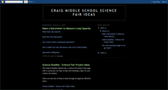 Desktop Screenshot of craigsciencefair.blogspot.com