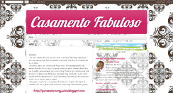 Desktop Screenshot of casamentofabuloso.blogspot.com