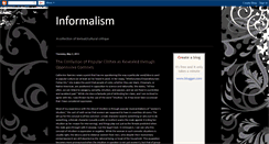 Desktop Screenshot of informalcrit.blogspot.com