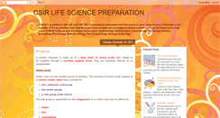 Desktop Screenshot of csir-lifescience.blogspot.com