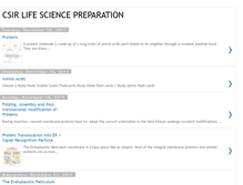 Tablet Screenshot of csir-lifescience.blogspot.com