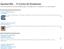 Tablet Screenshot of equidadebatucentrodeestudiantes.blogspot.com