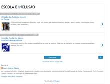 Tablet Screenshot of inclusaoeescola.blogspot.com
