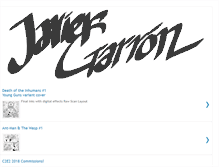 Tablet Screenshot of javiergarron.blogspot.com