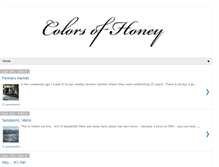 Tablet Screenshot of colorsofhoney.blogspot.com
