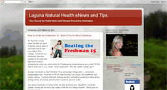 Desktop Screenshot of lagunanaturalhealth.blogspot.com