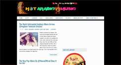 Desktop Screenshot of hotarabicmusic.blogspot.com