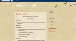 Desktop Screenshot of catatankuliahblok1.blogspot.com