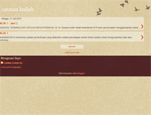 Tablet Screenshot of catatankuliahblok1.blogspot.com