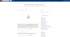 Desktop Screenshot of discoursedecision.blogspot.com