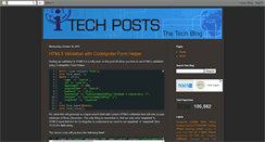 Desktop Screenshot of itechposts.blogspot.com