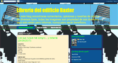 Desktop Screenshot of libreriadeledificiobaxter.blogspot.com