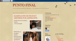 Desktop Screenshot of piojos-puntofinal.blogspot.com