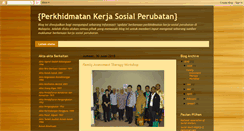 Desktop Screenshot of kerjasosialperubatan.blogspot.com