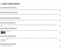 Tablet Screenshot of ilovefourseven.blogspot.com