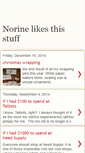 Mobile Screenshot of norinelikesthisstuff.blogspot.com