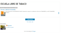 Tablet Screenshot of escuelalibredehumo.blogspot.com