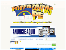 Tablet Screenshot of forrozeirospe.blogspot.com