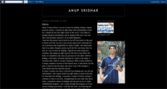 Desktop Screenshot of anupsridhar.blogspot.com