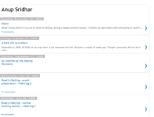 Tablet Screenshot of anupsridhar.blogspot.com